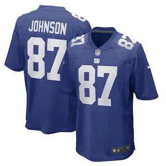 mens nike marcus johnson royal new york giants game player 